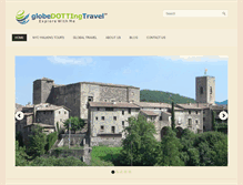Tablet Screenshot of globedottingtravel.com